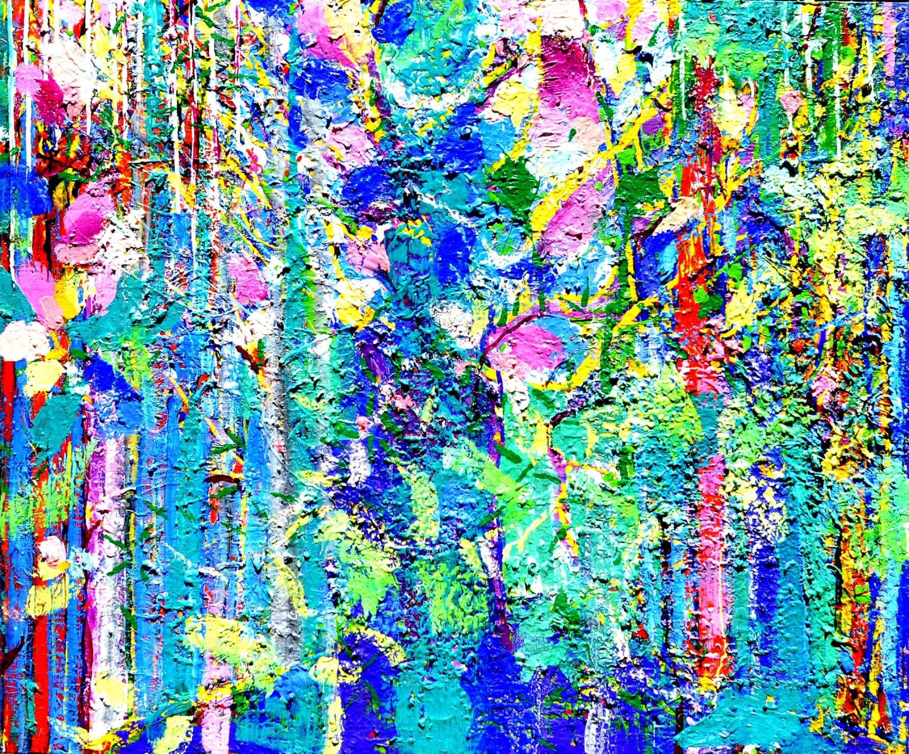 In the garden of your heart plant naught but the rose of love | Oil on canvas | 120x100cms