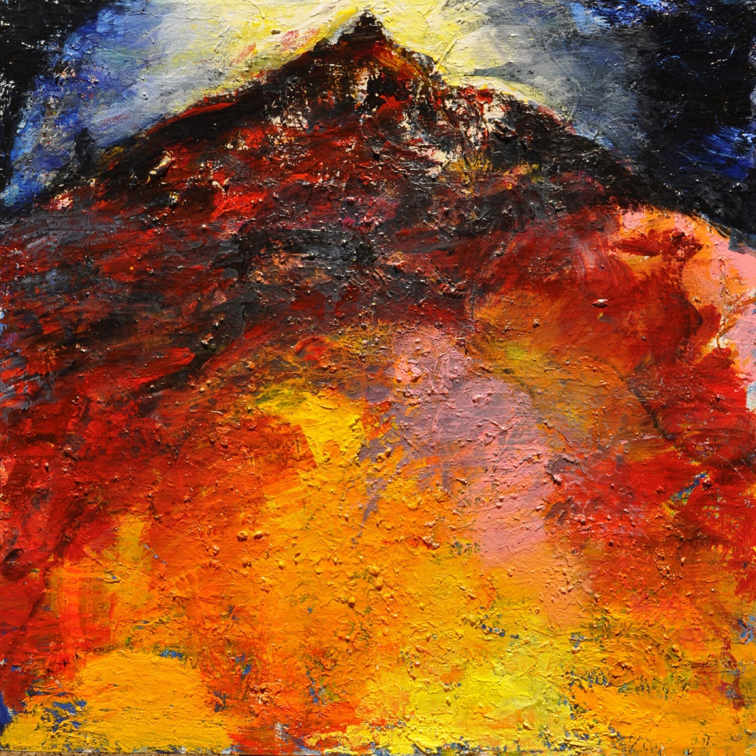 Mount St.Helen's | Oil on canvas | 122x122cms