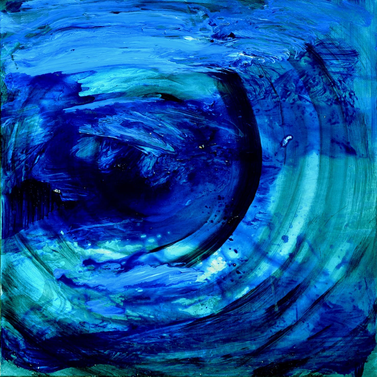 The eye of the blue whale  | Oil on canvas | 60X60cms | Sold